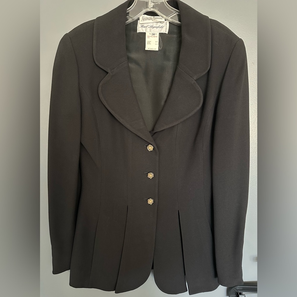 Karl Lagerfeld Black Women's Blazer
